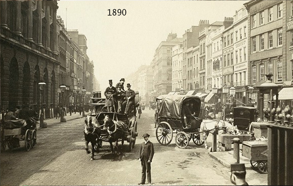 Carriages on the Strand